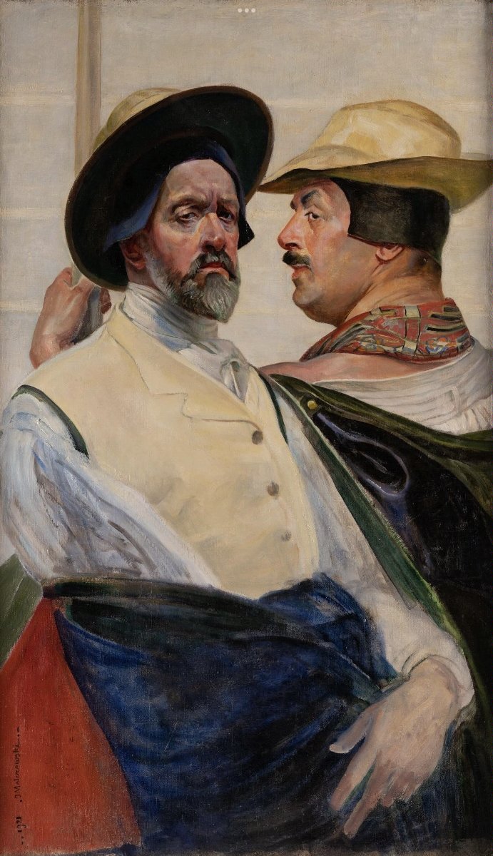 Autoportret z Mieczysławem Gąseckim, 1921