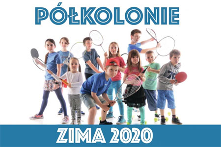 Baner: grupa dzieci z rakietami w rekach.