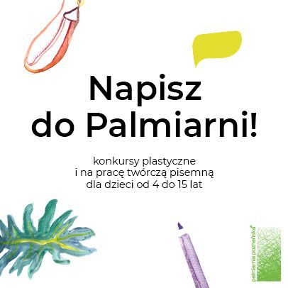 Plakat: napisz do Palmiarni