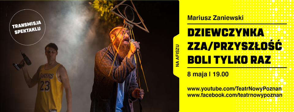 Tekst - czarne litery, na żółtym tle.