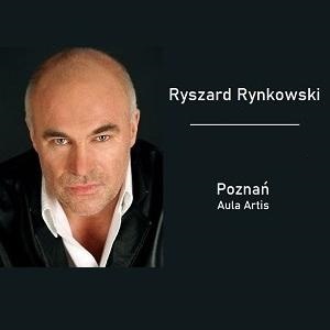 Na czarnym tle zdjęcie Ryszarda Rynkowskiego.