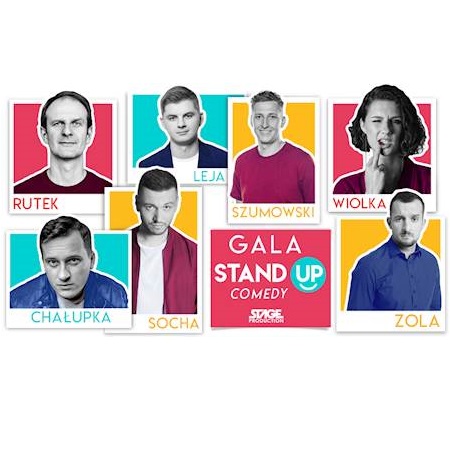 Zdjęcia poszczególnych stand-uperów występujących w gali.