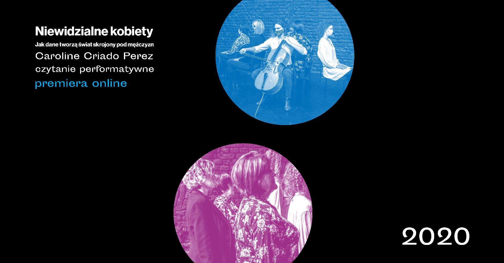 Na czarnym tle tytuł wydarzenia.