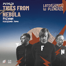 Baner ze zdjęciem artystów.