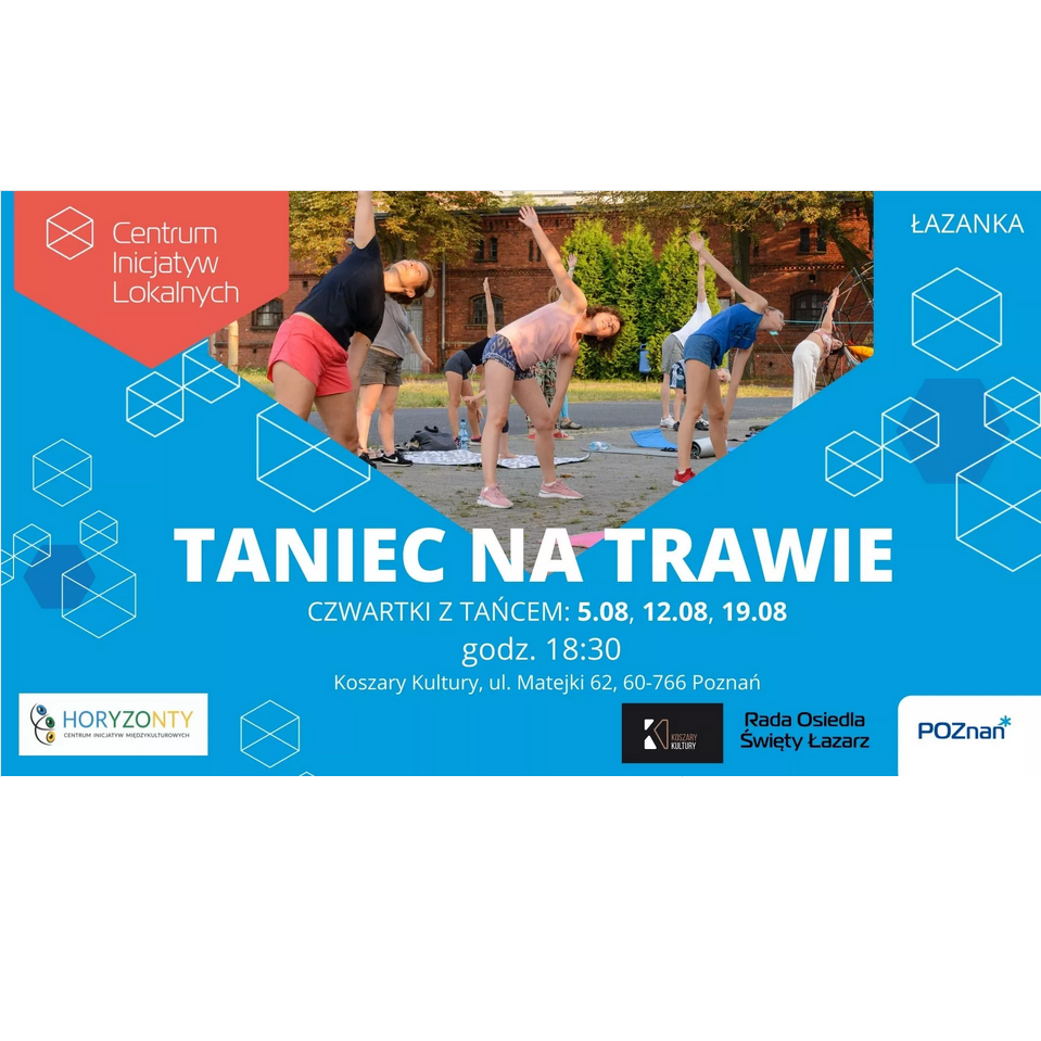 Na niebieskim tle nazwa cyklu.