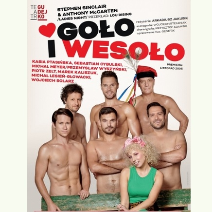 Zdjęcie aktorów grających w spektaklu.