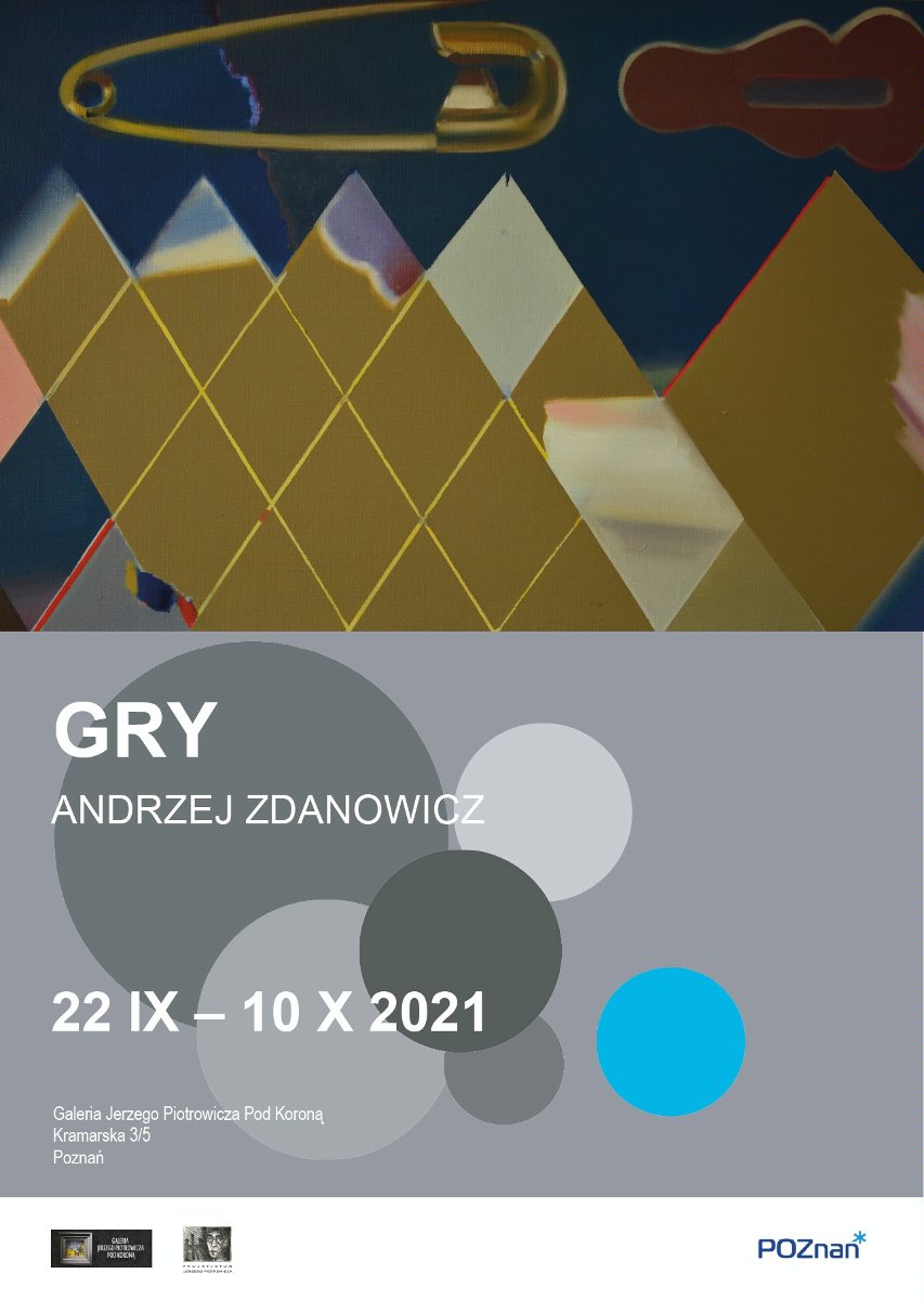 Baner z nazwą i datą wystawy.