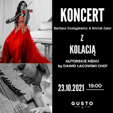Baner z nazwą koncertu.