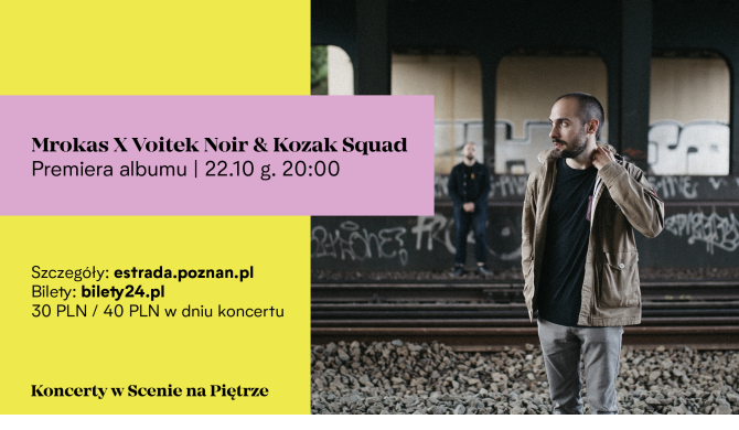 Baner ze zdjęciem artysty.