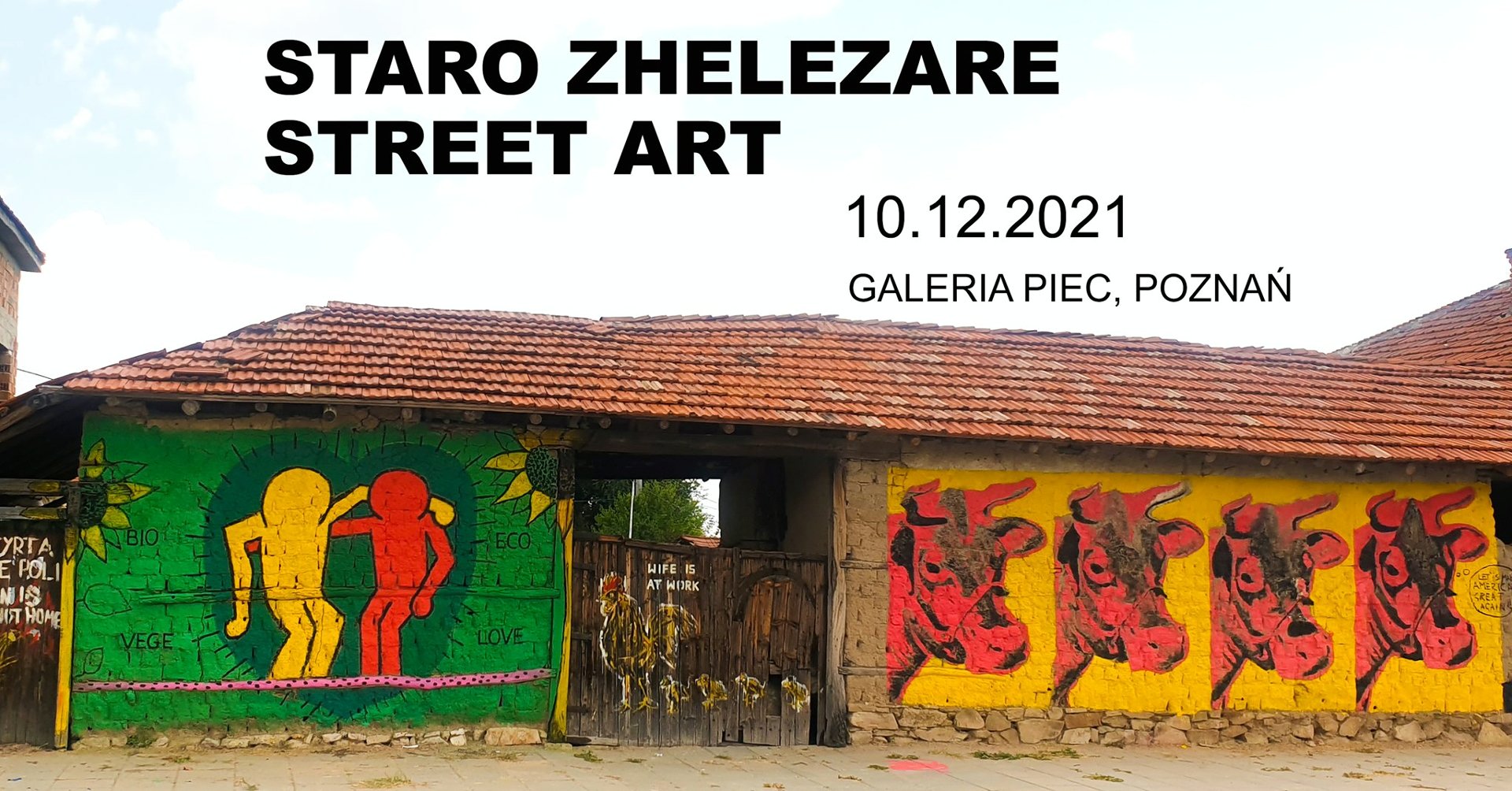 Zdjęcie kolorowego grafitti.
