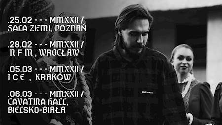 Baner z fotografią artysty.