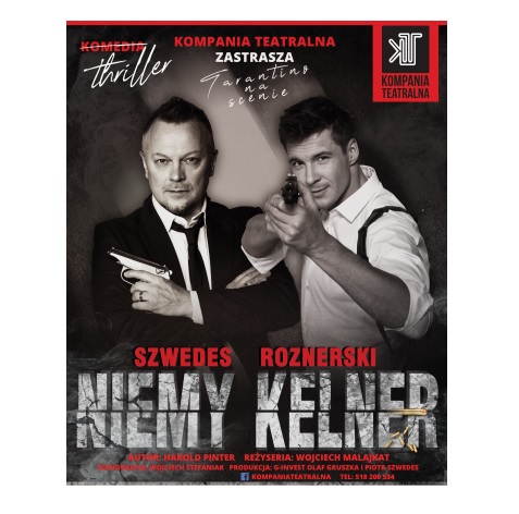 Zdjęcie aktorów grających w spektaklu.