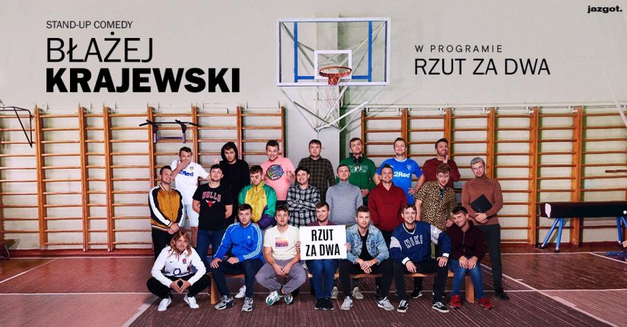 Zdjęcie artysty i nazwa wydarzenia.