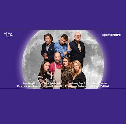 Zdjęcia aktorów ze spektaklu.