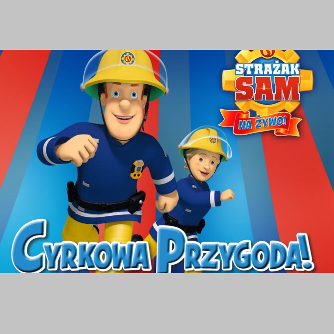 Rysunek ze strażakiem Samem.