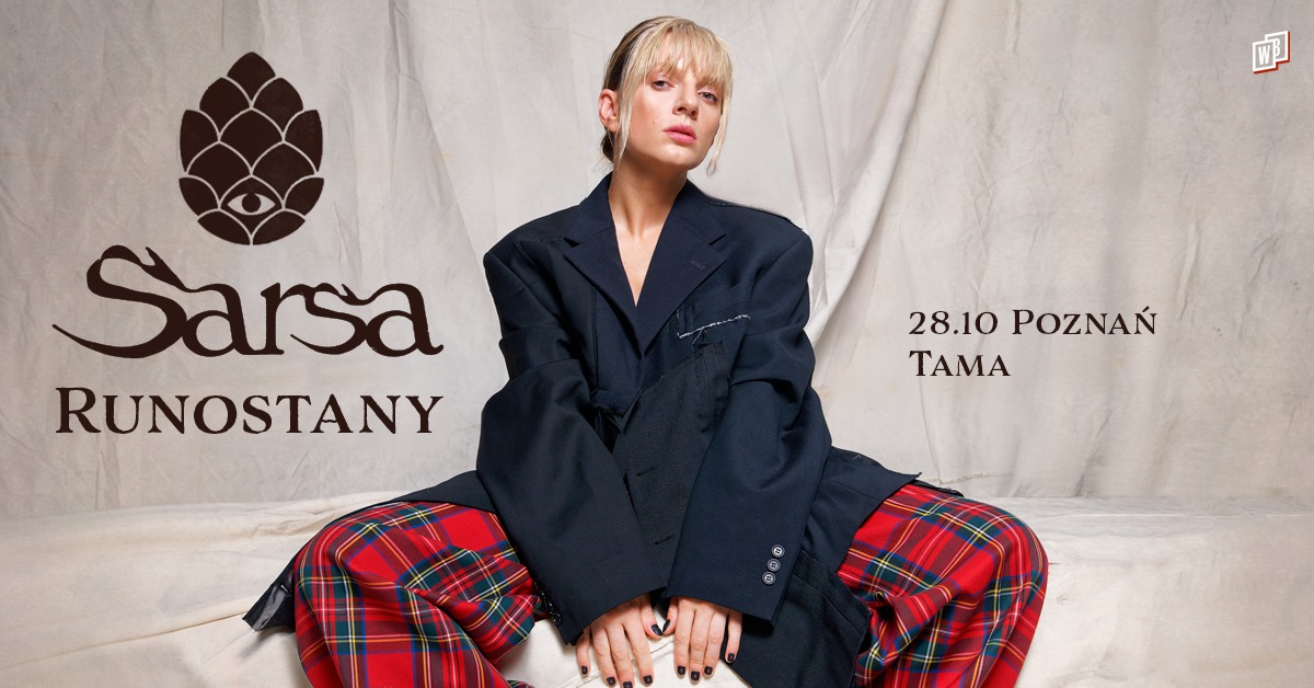 Zdjęcie artystki i nazwa wydarzenia.