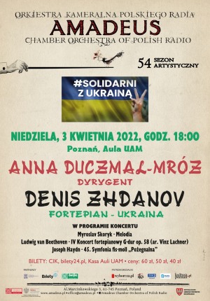 Plakat z informacjami o wydarzeniu.