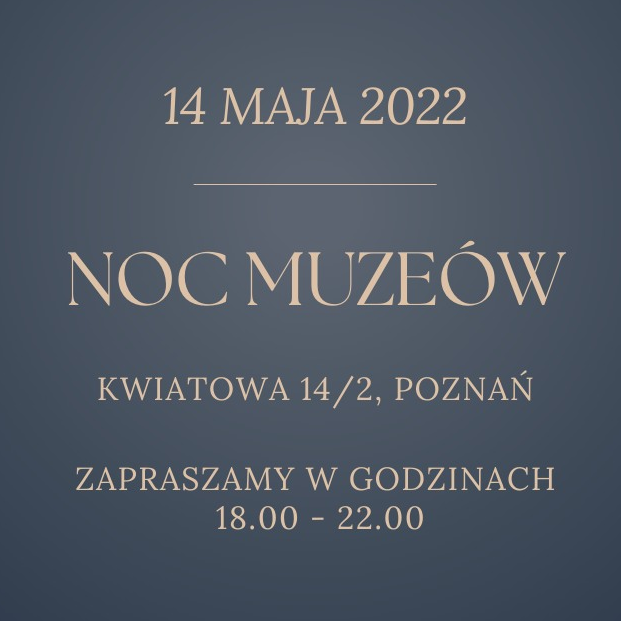 Informacje dotyczące Nocy Muzeów w Muzeum Historii Ubioru.