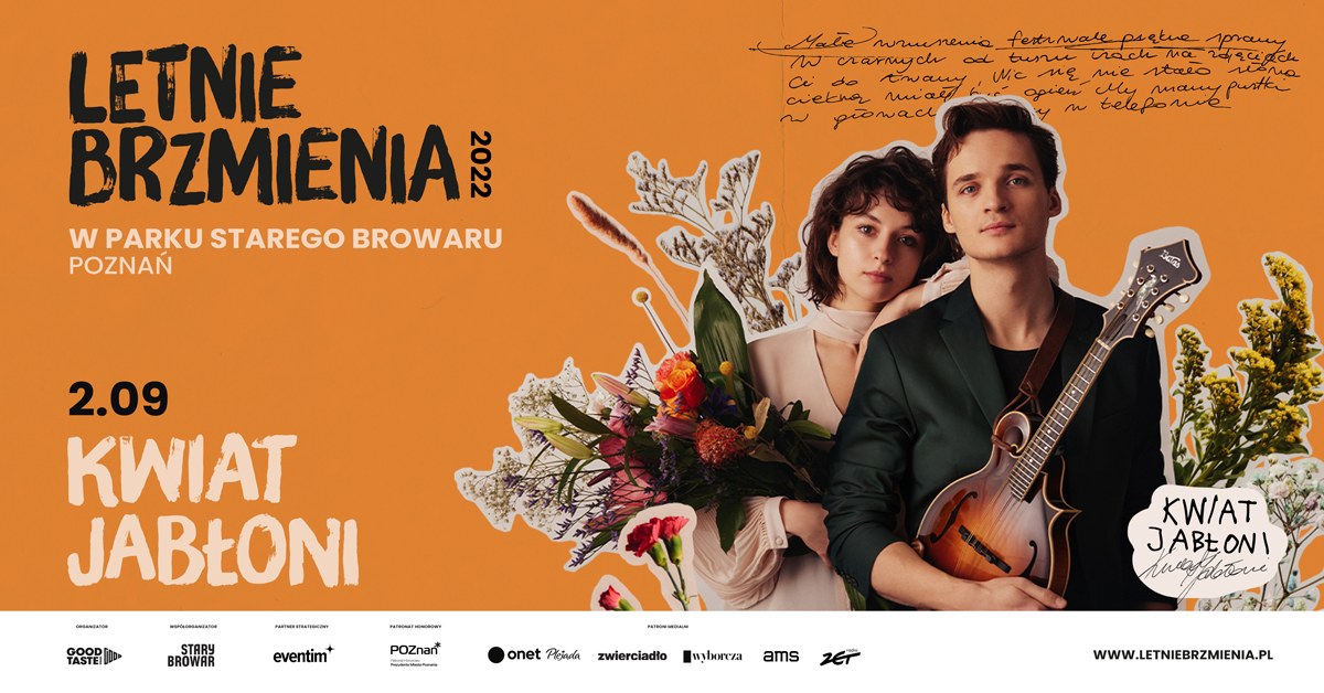 Zdjęcie artystów i nazwa wydarzenia.