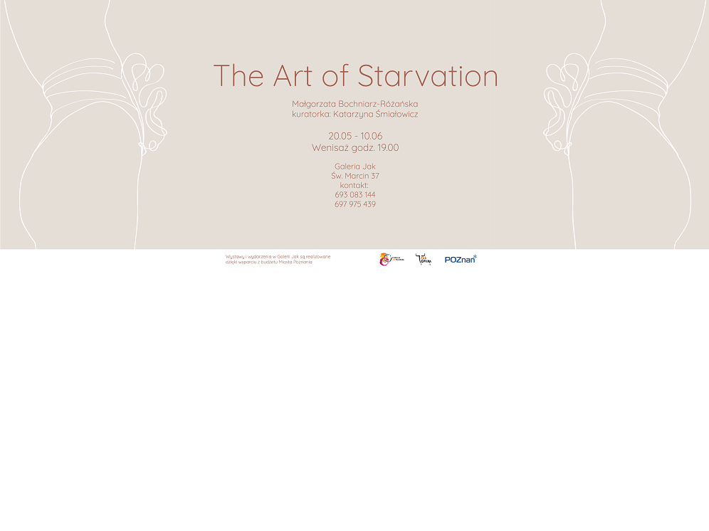 Baner z nazwą wystawy.