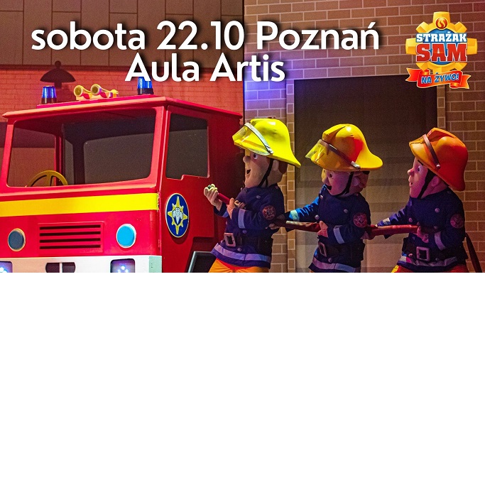 Obrazek z kreskówki Strażak Sam.