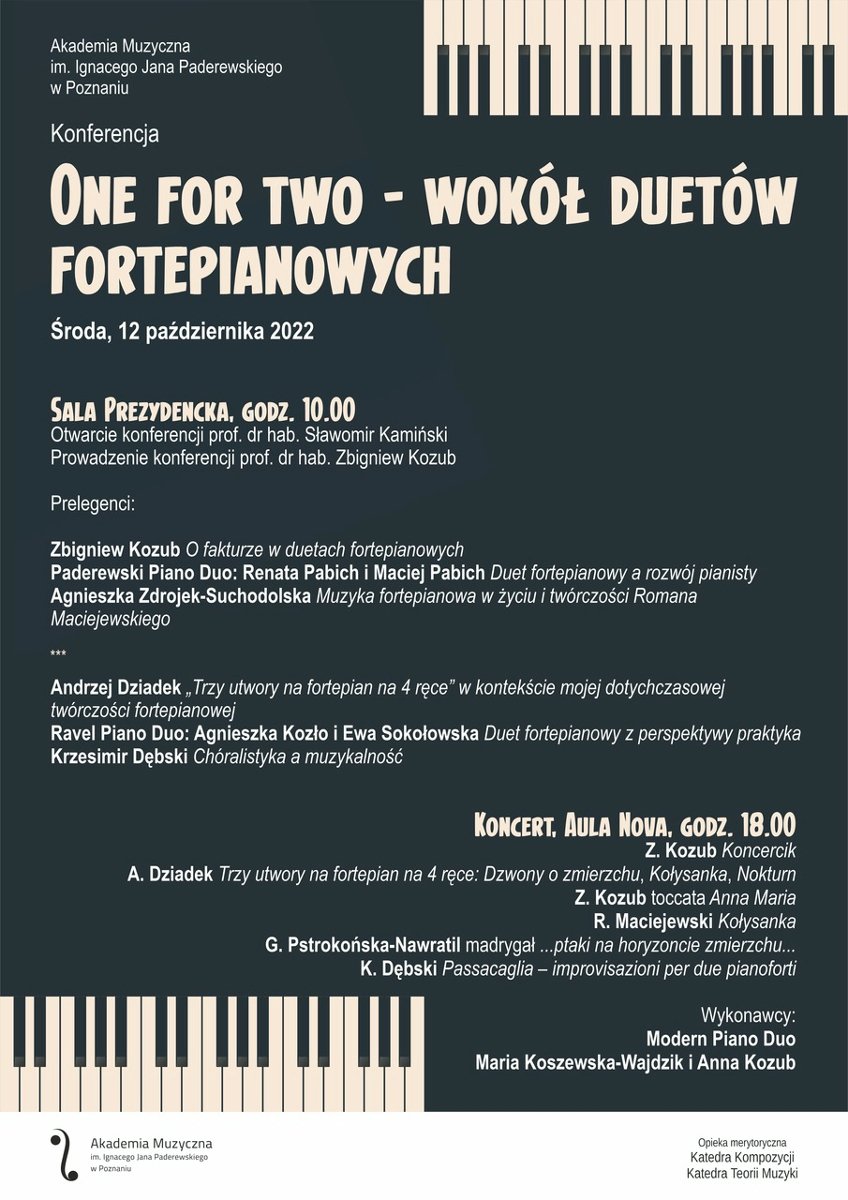 Baner promujący wydarzenie.