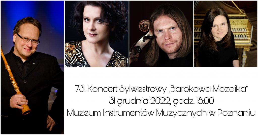 Baner promujący wydarzenie. Nazwa wydarzenia i zdjęcie artystów.