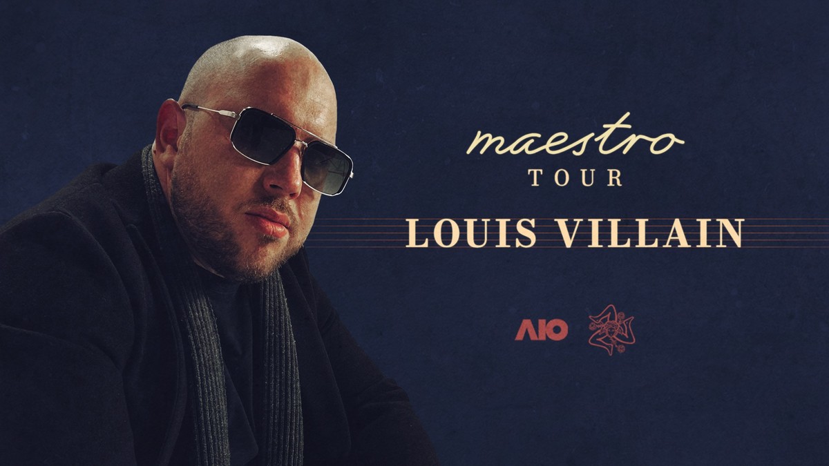 Baner promujący wydarzenie. Nazwa wydarzenia i zdjęcie artysty.