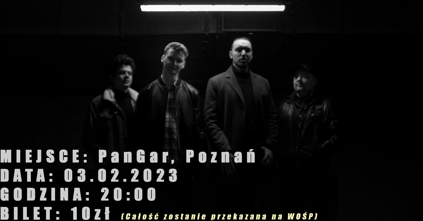 Baner promujący wydarzenie. Nazwa wydarzenia i zdjęcie artystów.