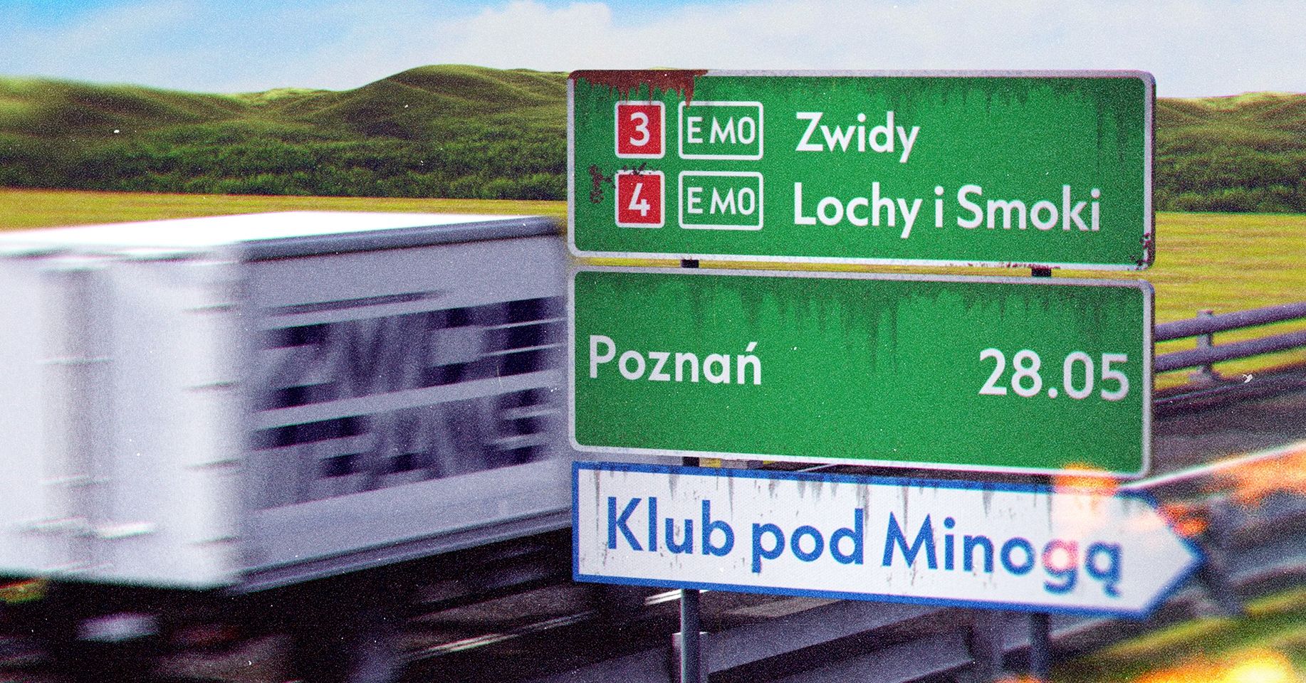 Baner promujący wydarzenie. Nazwa wydarzenia i data.