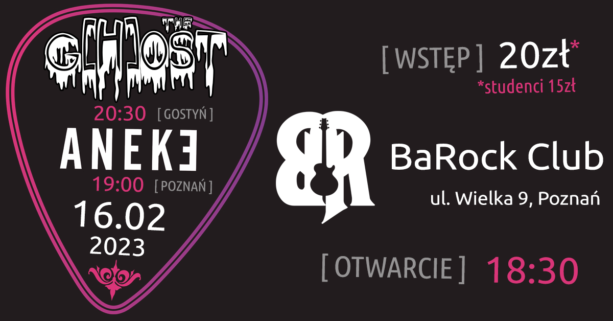 Baner promujący wydarzenie. Nazwa wydarzenia i data.