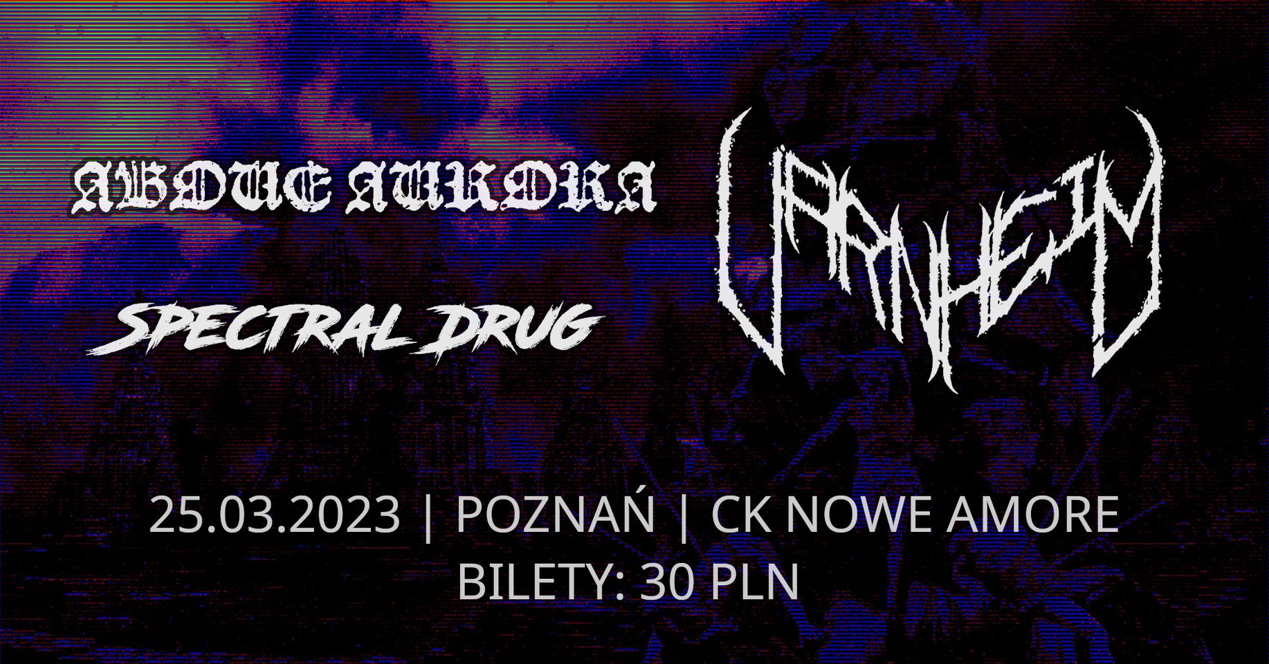 Baner promujący wydarzenie. Nazwa wydarzenia i data.