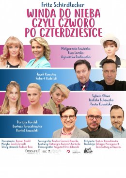 Baner promujący wydarzenie. Nazwa wydarzenia i zdjęcie artystów.