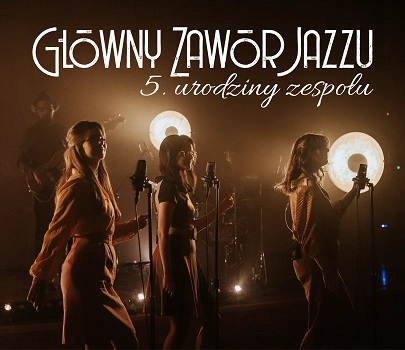 Baner promujący wydarzenie. Nazwa wydarzenia i zdjęcie artystów.