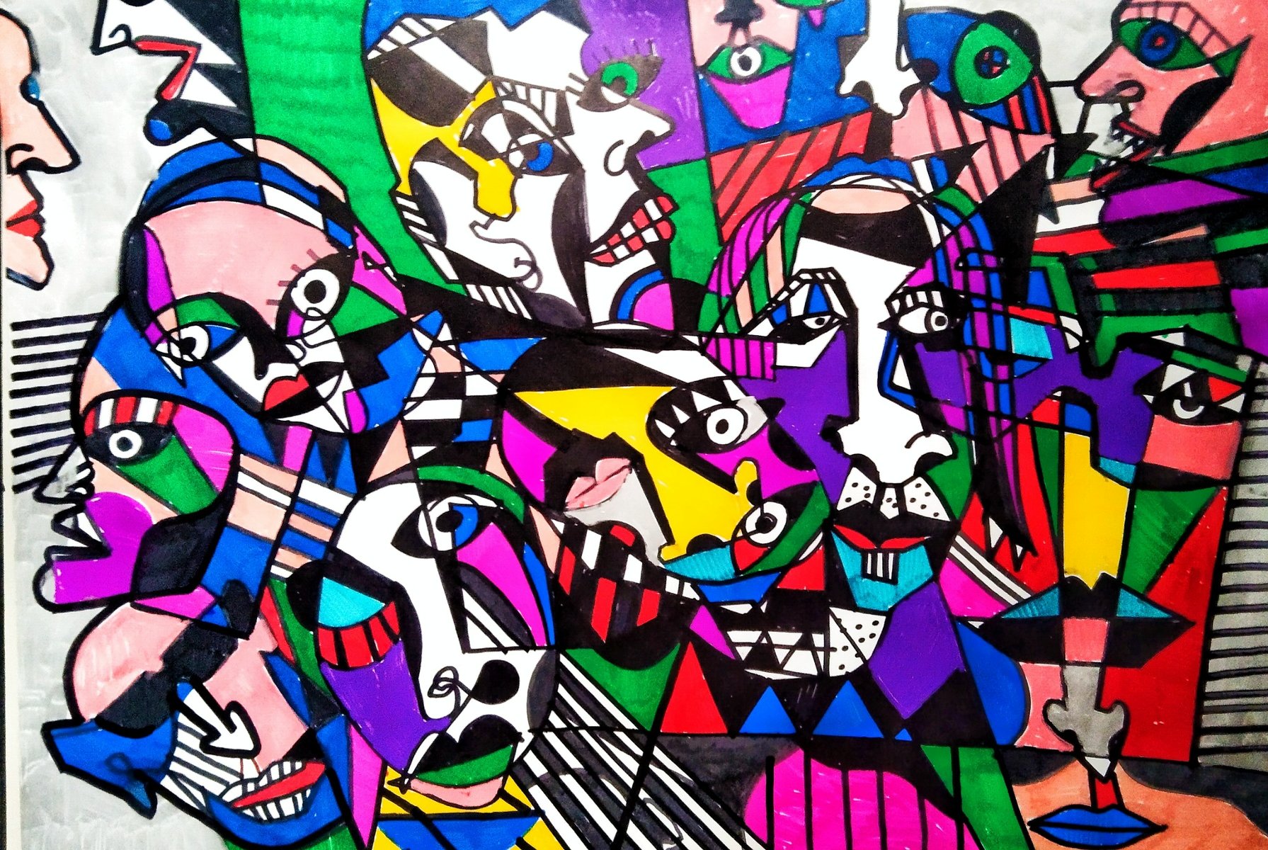 Ekspresyjny obrazek.