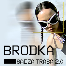 Baner promujący wydarzenie. Nazwa wydarzenia i zdjęcie artystki.