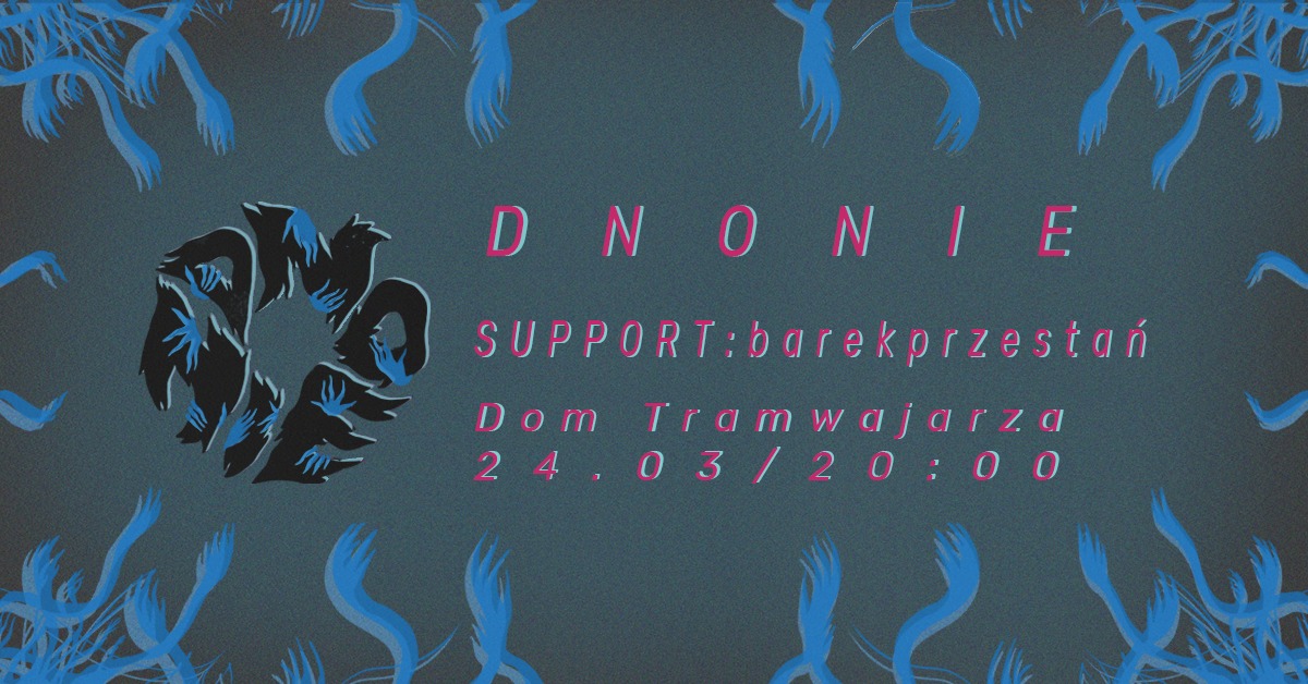 Baner promujący wydarzenie. Nazwa wydarzenia i data.