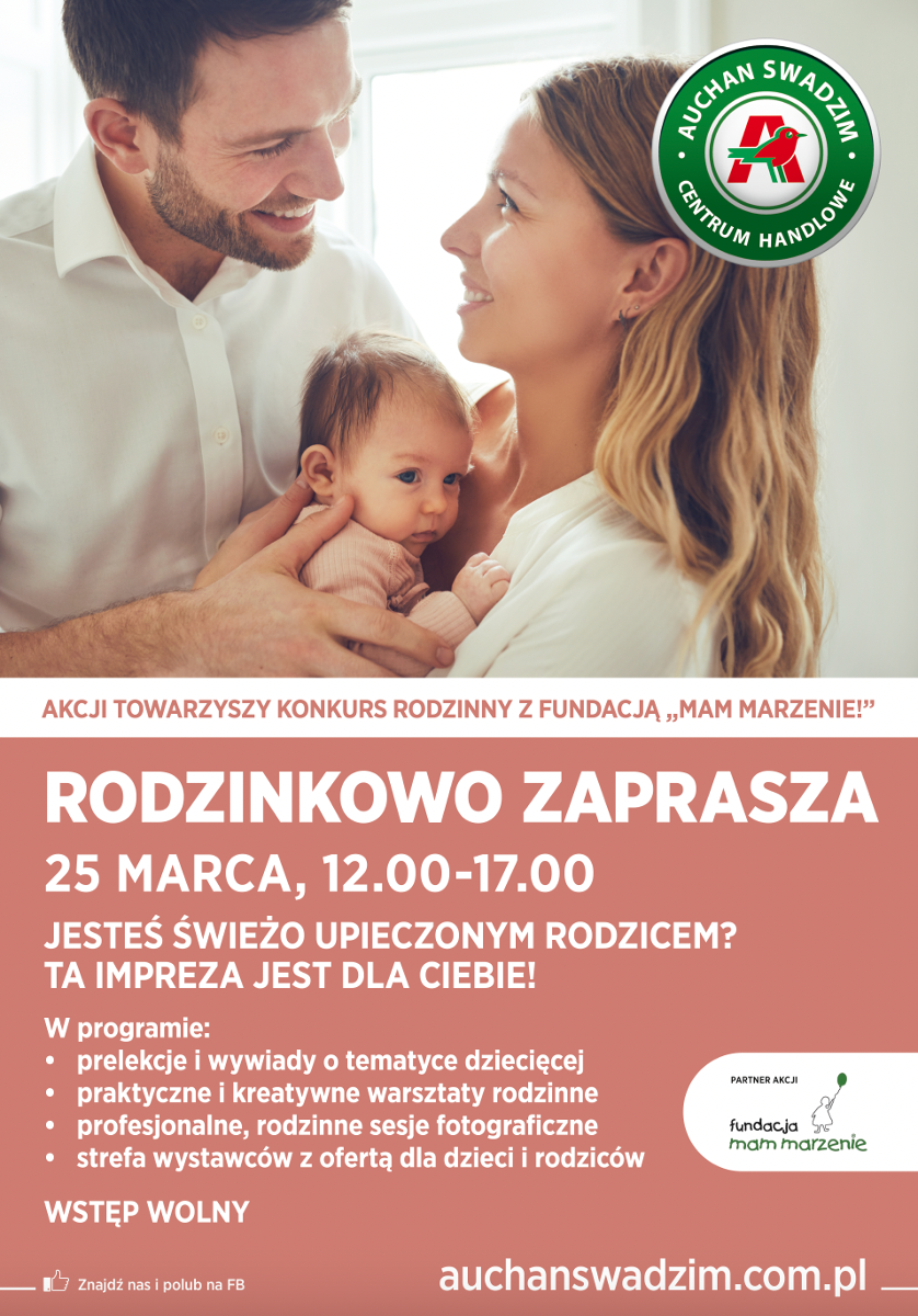 Baner promujący wydarzenie. Nazwa wydarzenia i data.