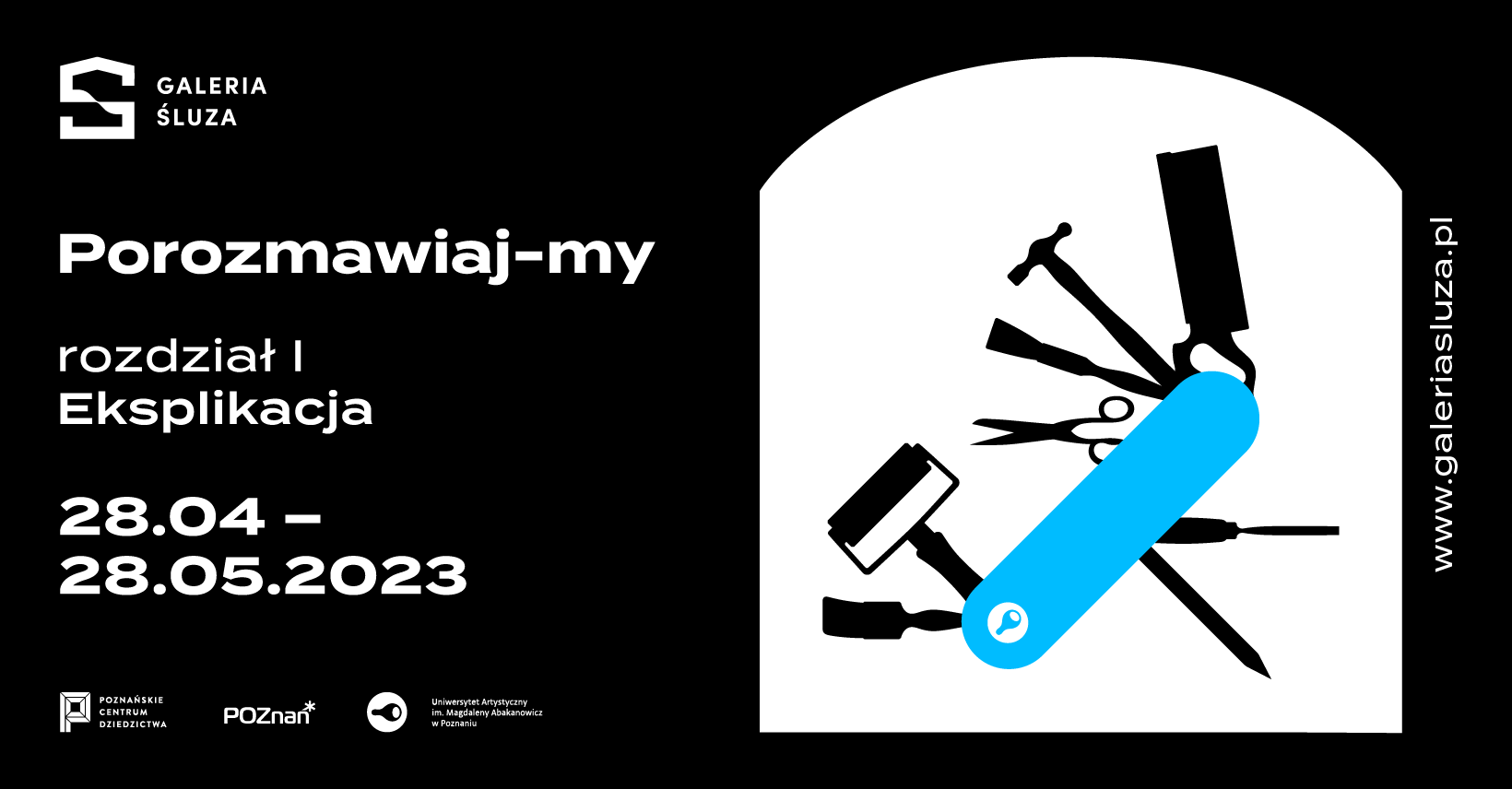 Baner promujący wydarzenie. Nazwa wydarzenia i data.