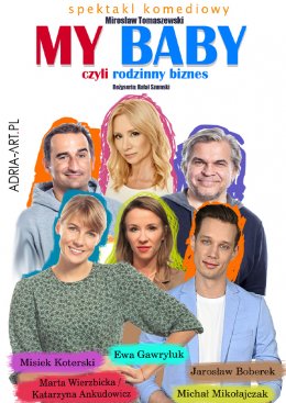 Baner promujący wydarzenie. Nazwa wydarzenia i zdjęcie artystów.