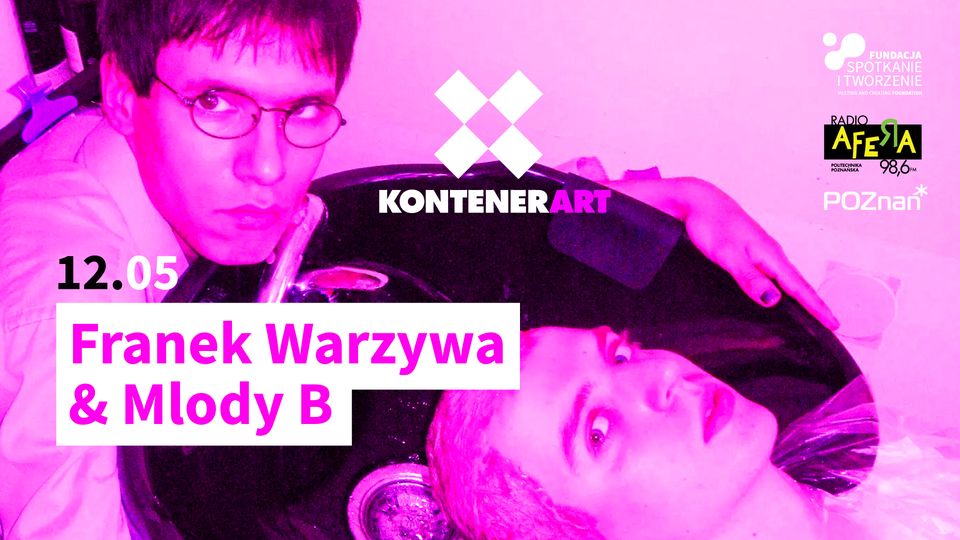 Baner promujący wydarzenie. Nazwa wydarzenia i zdjęcie artystów.