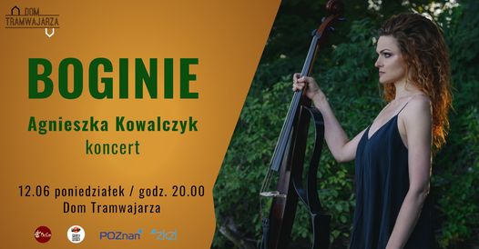 Baner promujący wydarzenie. Nazwa wydarzenia i zdjęcie artystki.