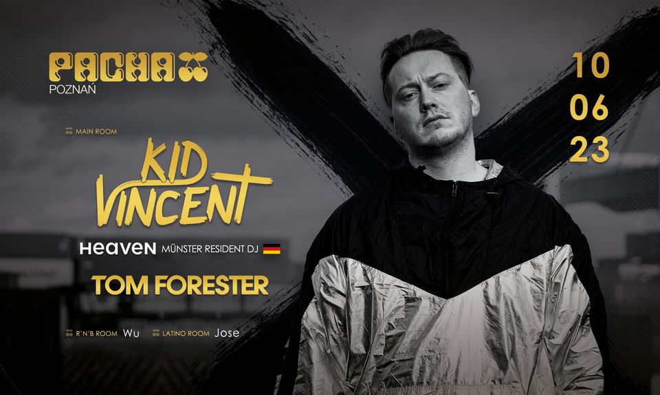 Baner promujący wydarzenie. Nazwa wydarzenia i zdjęcie artysty.