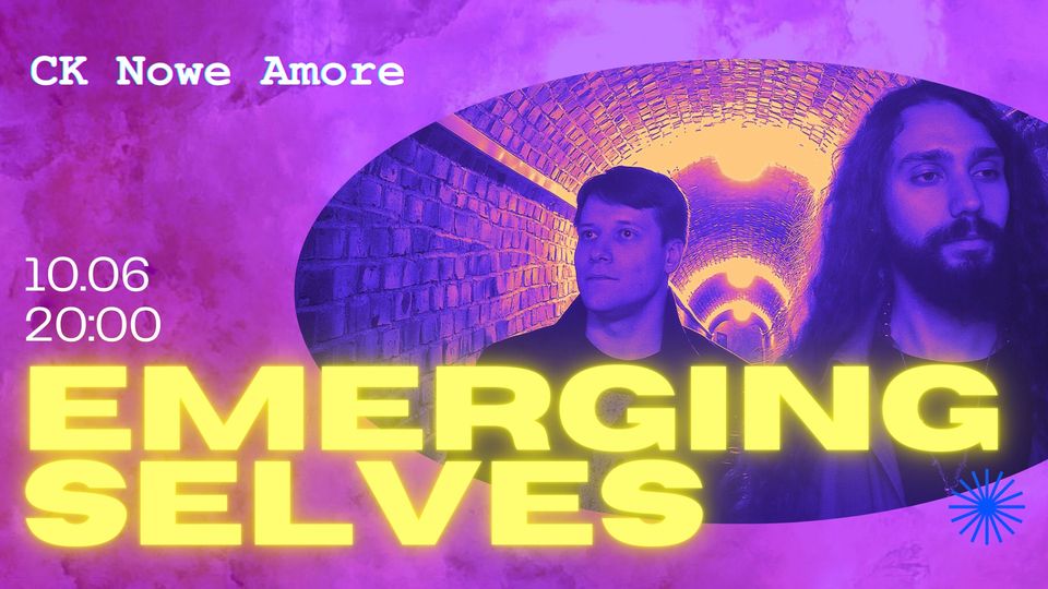 Baner promujący wydarzenie. Nazwa wydarzenia i zdjęcie artystów.