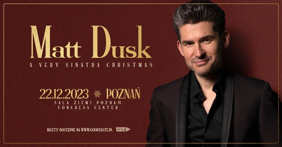 Baner promujący wydarzenie. Nazwa wydarzenia i zdjęcie artysty.