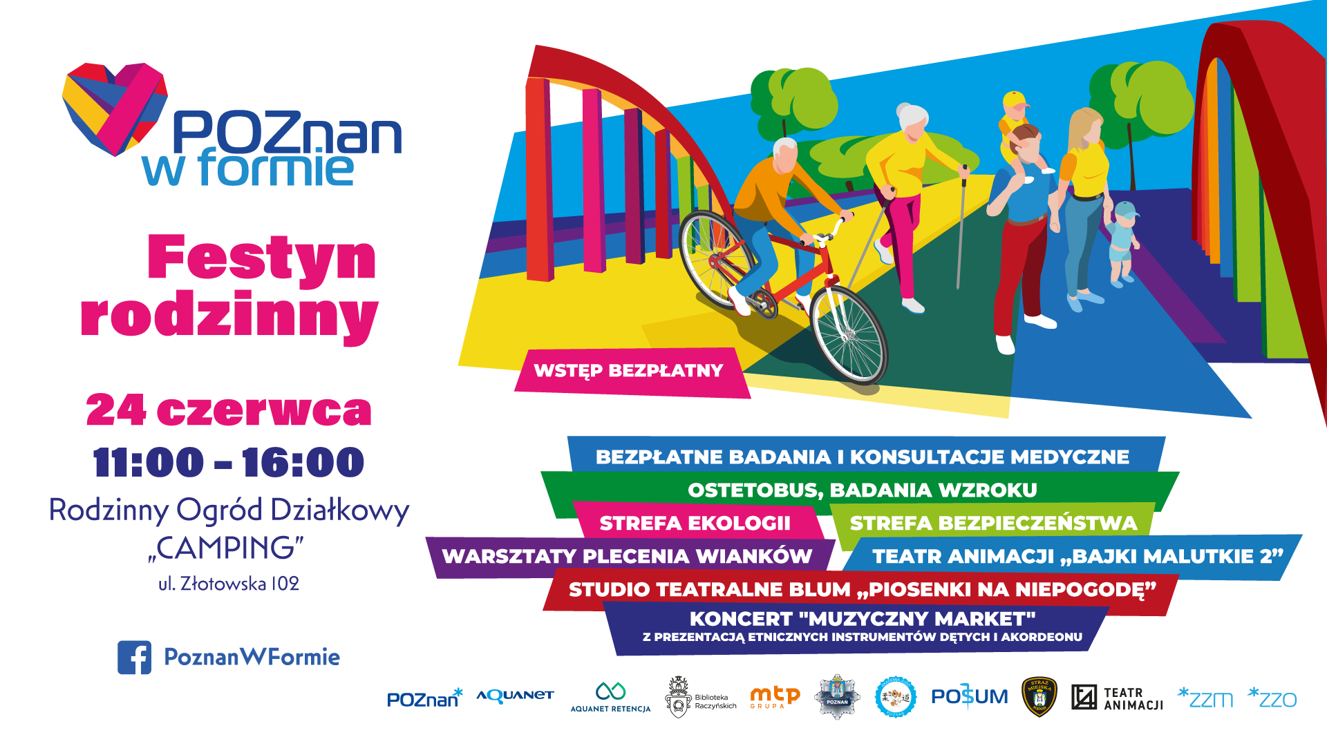 Baner promujący wydarzenie. Nazwa wydarzenia i data.