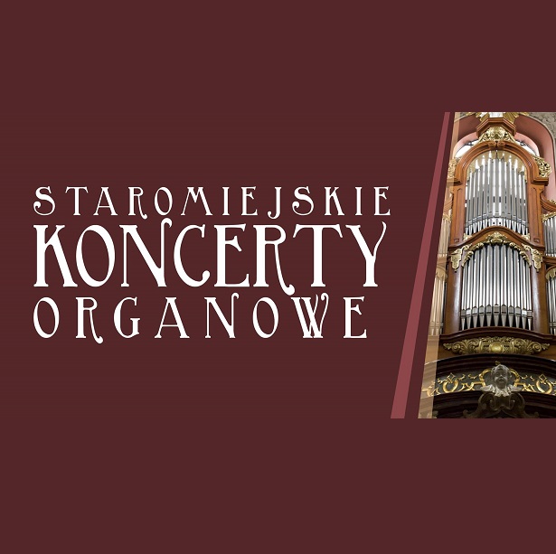 Baner promujący wydarzenie. Nazwa wydarzenia i zdjęcie organów.