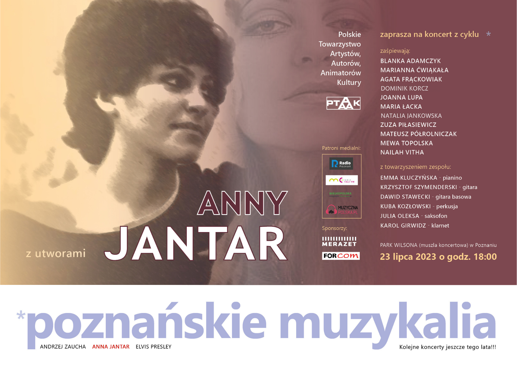 Baner promujący wydarzenie. Nazwa wydarzenia i data.