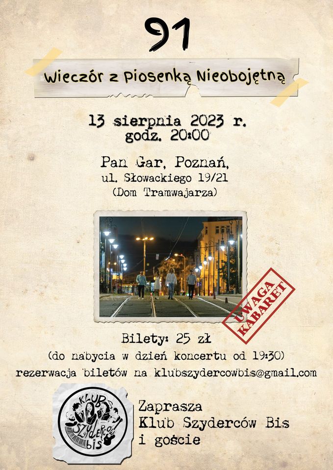 Baner promujący wydarzenie. Nazwa wydarzenia i data.