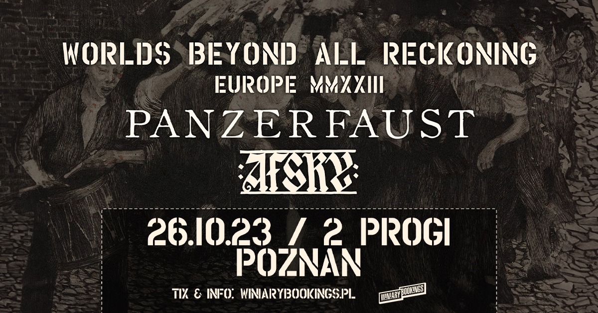 Baner promujący wydarzenie. Nazwa wydarzenia i zdjęcie artystów.